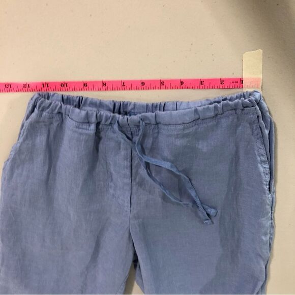 CP Shades Shorts Womens XS 100% Linen Light Blue The Hampton Bermuda Pockets - Picture 6 of 9